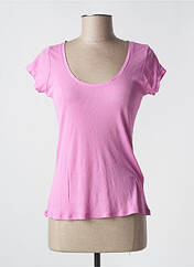 T-shirt rose RWD pour femme seconde vue