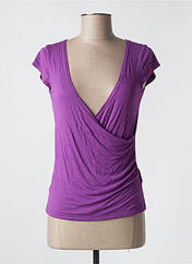 T-shirt violet BLEND SHE pour femme seconde vue