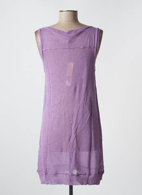 Gilet sans manche coupe cintrée violet KILL DEAL femme