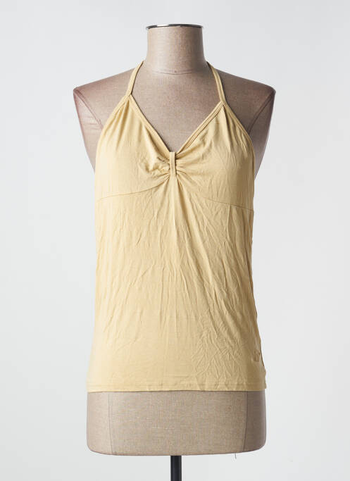 Top tissage jersey fines bretelles beige TEDDY SMITH femme