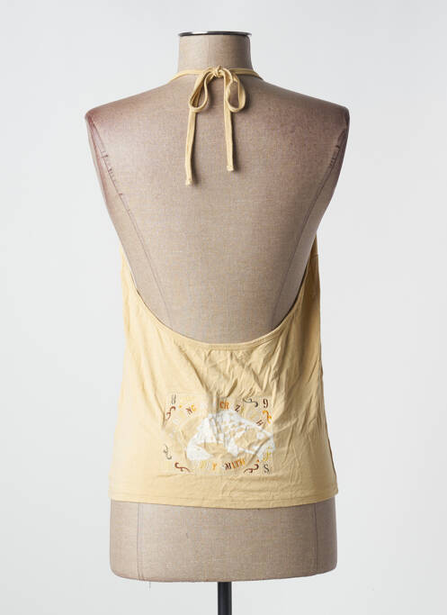 Top tissage jersey fines bretelles beige TEDDY SMITH femme