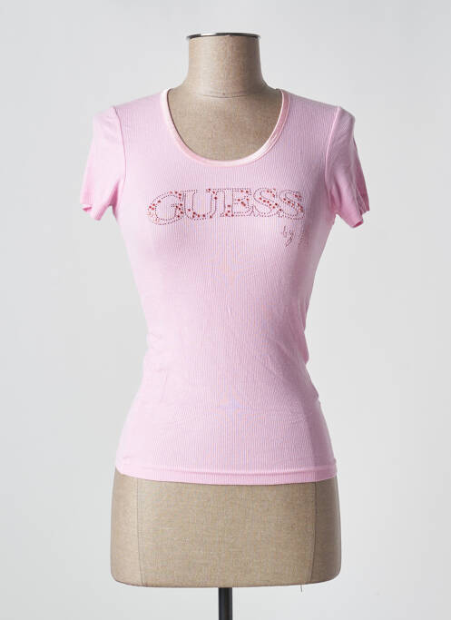 T-shirt rose GUESS BY MARCIANO pour femme