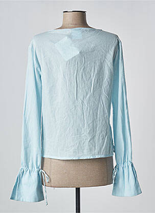 Blouse légère et transparente manches longues bleu ROXY femme