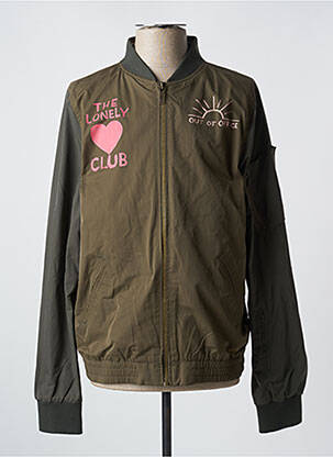 Blouson tissage imperméable vert SCOTCH & SODA homme