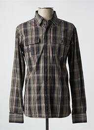 Chemise manches longues poches vert BLEND homme