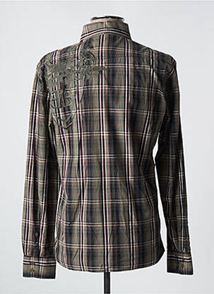 Chemise manches longues manches longues vert BLEND homme