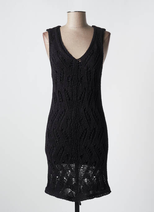 Robe mi-longue sans manche sans manche noir SALSA femme