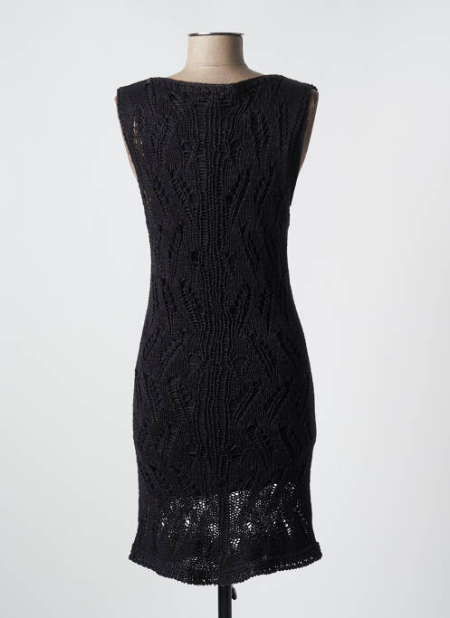 Robe mi-longue sans manche sans manche noir SALSA femme