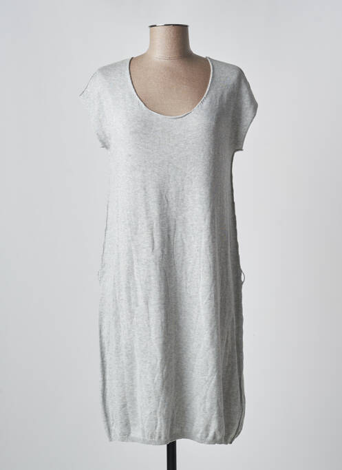 Robe pull gris LOVELY SUD pour femme