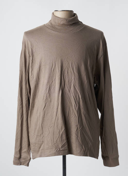 Sous-pull marron TEDDY SMITH pour homme