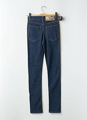 Jeans skinny tissage brut taille haute bleu CHEAP MONDAY femme