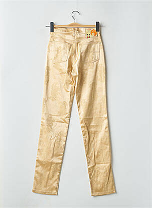 Pantalon slim taille haute taille haute beige CIMARRON femme