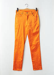 Pantalon slim poches taille haute orange CIMARRON femme