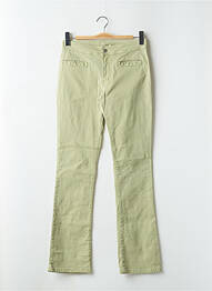 Pantalon droit stretch taille normale vert CIMARRON femme