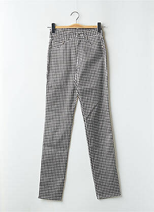 Pantalon slim taille haute taille haute noir CIMARRON femme