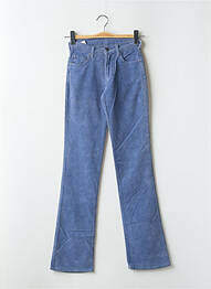 Pantalon droit stretch taille normale bleu CIMARRON femme