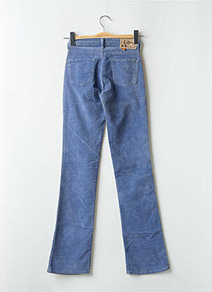 Pantalon droit stretch taille normale bleu CIMARRON femme