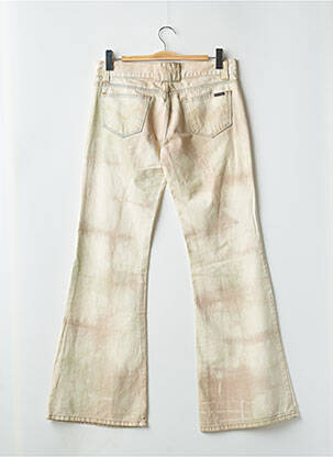 Jean coupe flare taille basse taille basse beige ENERGIE femme