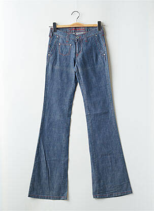 Jean coupe flare taille normale taille normale bleu LA BRIGADA INTERNACIONAL femme