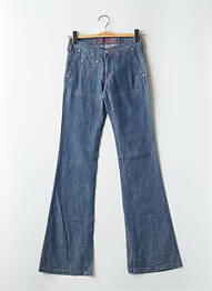 Jean coupe flare taille normale taille normale bleu LA BRIGADA INTERNACIONAL femme