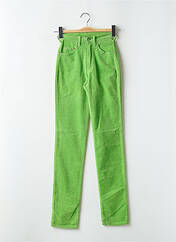 Pantalon droit vert CIMARRON pour femme seconde vue