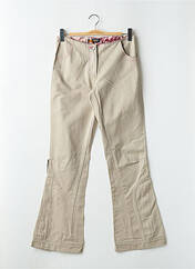 Pantalon flare beige DDP pour femme seconde vue