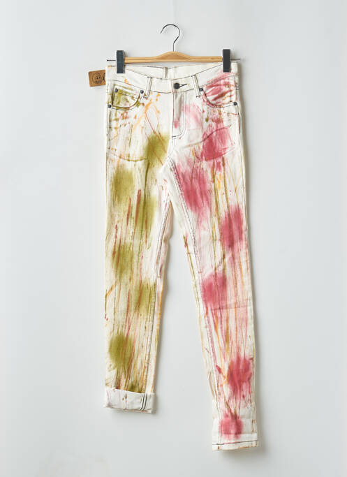 Jeans skinny blanc CHEAP MONDAY pour femme