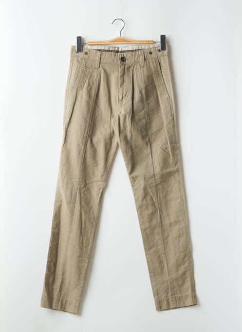 Pantalon chino beige FREEMAN T.PORTER pour femme