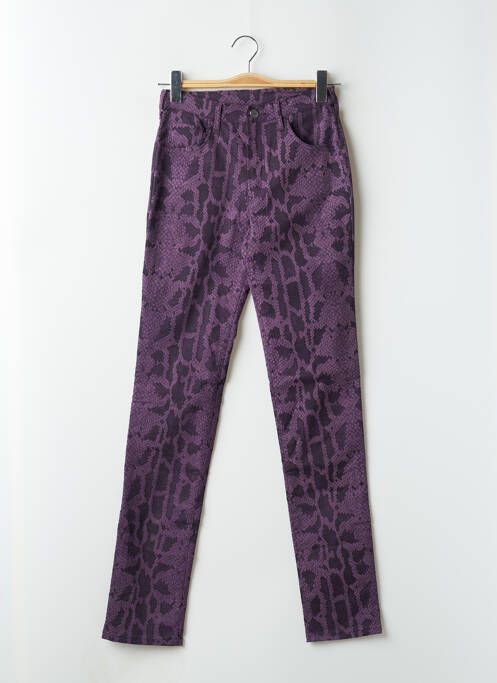 Pantalon slim violet CIMARRON pour femme