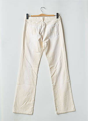 Jeans coupe droite taille basse taille basse blanc SCHOOL RAG femme