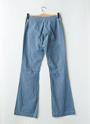 Pantalon flare stretch taille basse bleu SCHOOL RAG femme