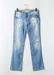 Jeans coupe slim taille basse taille basse bleu SCHOOL RAG femme