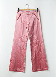 Pantalon flare taille basse taille basse rouge SCHOOL RAG femme
