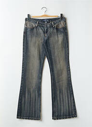 Jeans bootcut tissage brut taille basse bleu SCHOOL RAG femme