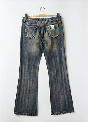 Jeans bootcut tissage brut taille basse bleu SCHOOL RAG femme