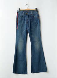 Jeans bootcut poches taille basse bleu STONE AGED femme