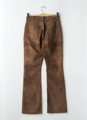 Pantalon flare stretch taille basse marron TEDDY SMITH femme
