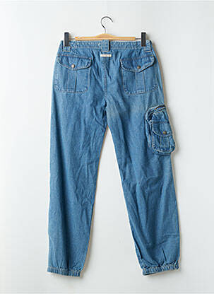 Pantalon cargo poches bleu TEDDY SMITH femme