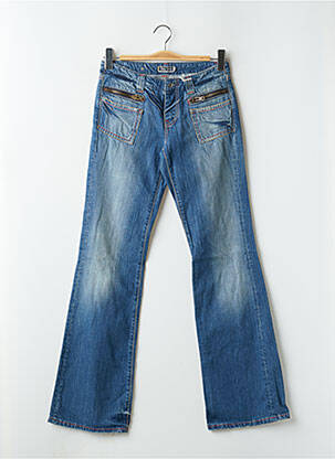 Jeans bootcut poches taille basse bleu TEDDY SMITH femme