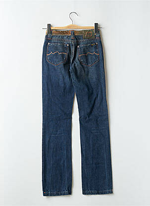 Jeans coupe slim stretch taille basse bleu TEDDY SMITH femme