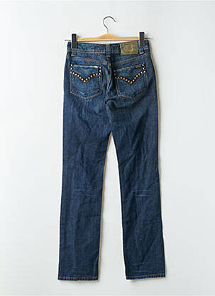 Jeans coupe slim broderie rivets taille basse bleu TEDDY SMITH femme