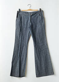 Jeans bootcut tissage brut taille basse bleu TIM BARGEOT femme