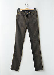 Jeans coupe slim tissage brut taille basse bleu WRANGLER femme