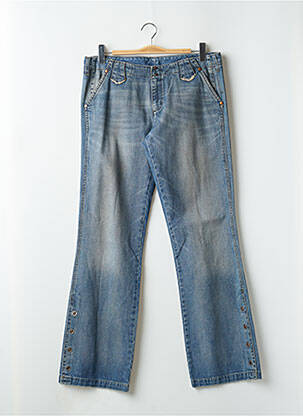 Jean coupe flare taille basse taille basse bleu WRANGLER femme