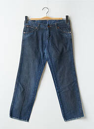 Jeans coupe slim tissage brut taille basse bleu WRANGLER femme