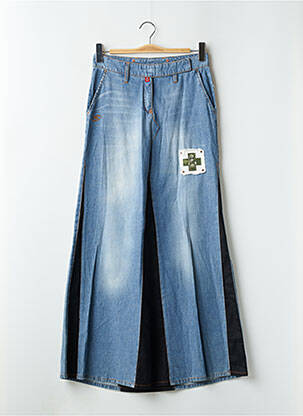 Jupe mi-longue coupe évasée bleu BE YOU K femme
