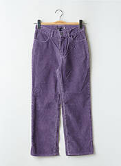 Pantalon 7/8 violet SCHOOL RAG pour femme seconde vue