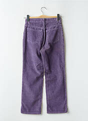 Pantalon 7/8 violet SCHOOL RAG pour femme seconde vue