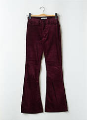 Pantalon flare violet TEDDY SMITH pour femme seconde vue