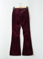 Pantalon flare violet TEDDY SMITH pour femme seconde vue